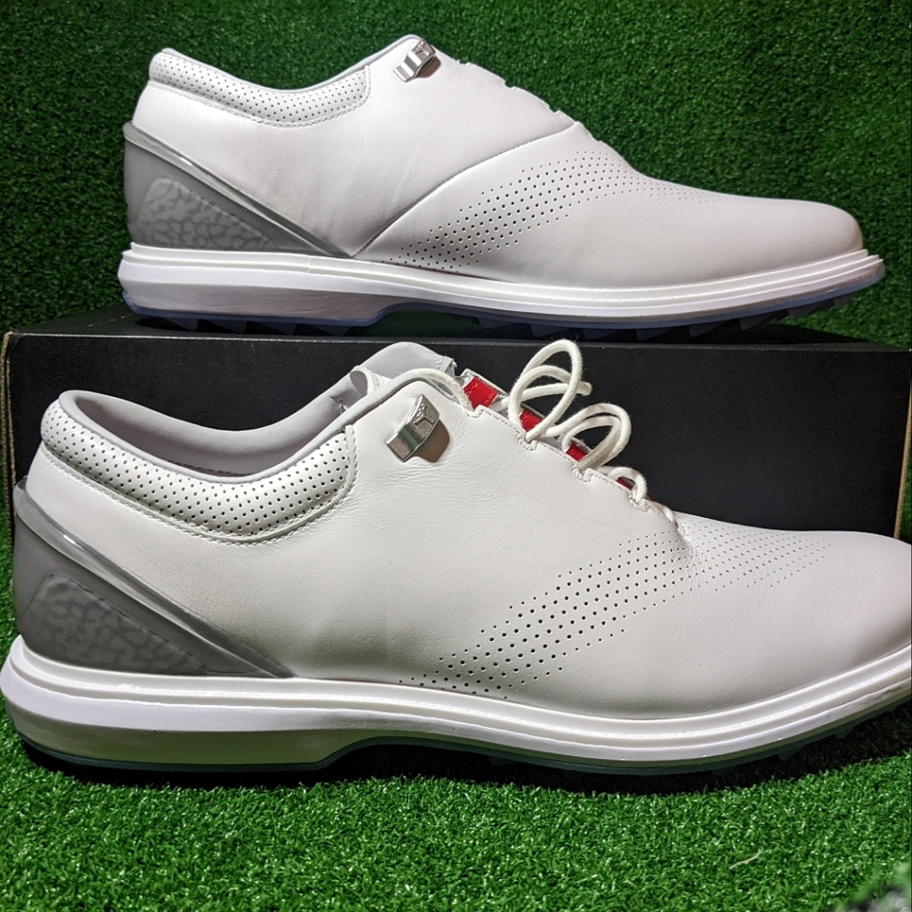 Nike Jordan ADG 4 Golf Shoes White Pure Platinum/Cement US 14/UK 13 DM0103-105